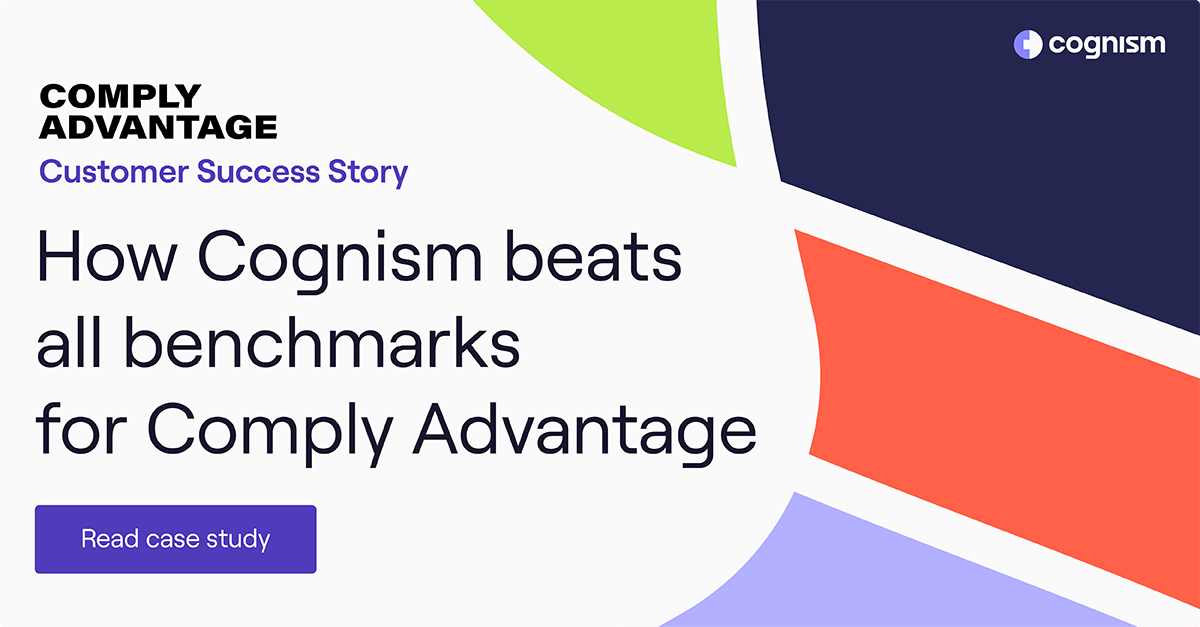 How Cognism Beats All Benchmarks For Comply Advantage
